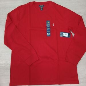 Polo by Ralph Lauren Red Long-Sleeve Shirt - Size XL - New With Tags